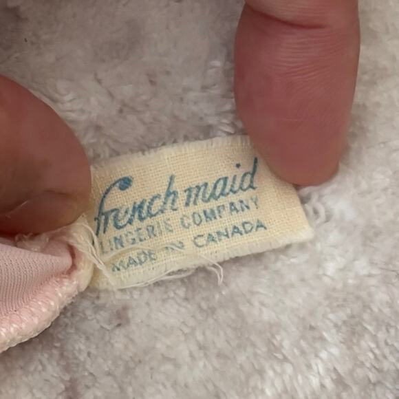 Vintage French Maid Lingerie Company Maxi Nightgown Pink Small - Picture 11 of 11
